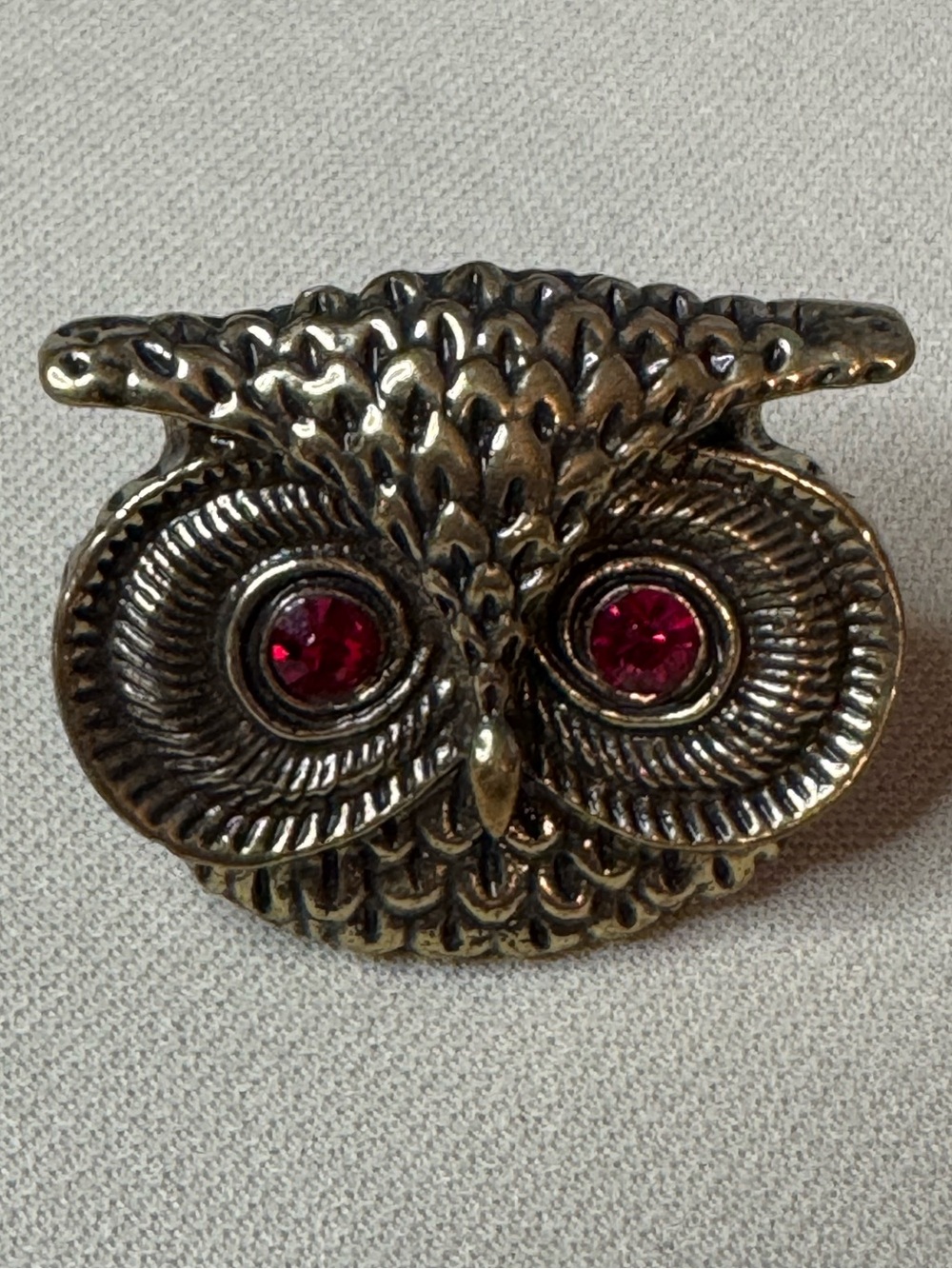 Vintage Owl Statement Ring